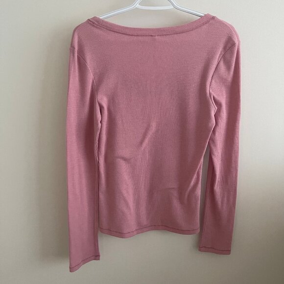 PGD, Pink Striped Long Sleeve, Large - Picture 2 of 3